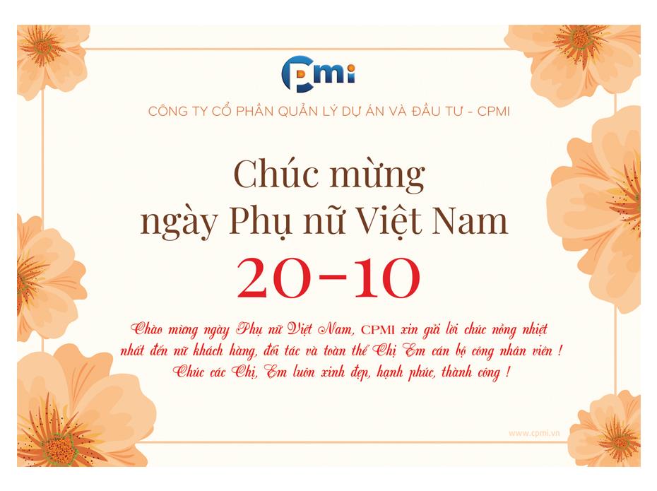 Công ty CPMI chúc mừng ngày Phụ Nữ Việt Nam 20/10/2023