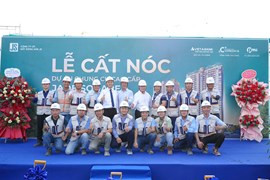 CPMI đồng hành cùng Jade Square tại dấu mốc cất nóc
