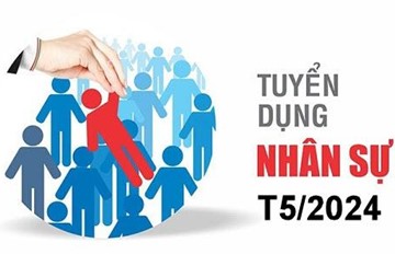 Tuyển dụng tháng 05/2024